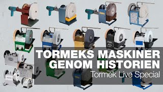 Tormeks slipmaskiner genom historien  Tormek Live Special [upl. by Fleur2]