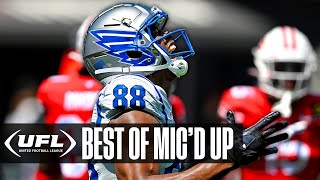 Best Micd Up Moments of Week 5  UFL [upl. by Sukram]