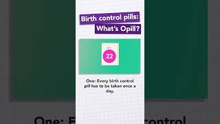 Birth Control Without a Prescription Meet Opill [upl. by Anabahs860]