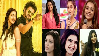 Arabic kuthu celebrations  Most of Actress about Thalapathy Vijay  Thalapathy67 [upl. by Aztiraj560]