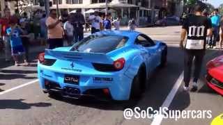 Disturbing The Peace In Beverly Hills w Ferrari 458 Italia ARMYTRIX Titanium Exhaust [upl. by Vedetta376]