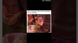 Samwise Gamgee is a Troll leave Frodo alone funnymemes lotr shorts [upl. by Ynatterb175]