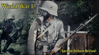 World War 1 German Combat Impression  Uniform Review A Late War German Soldier 1917  1918 [upl. by Araek]