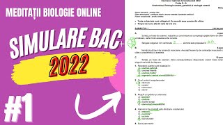 SIMULARE BACALAUREAT BIOLOGIE 2022 ANATOMIE GENETICĂ ECOLOGIE PARTEA 1 [upl. by Rutledge]