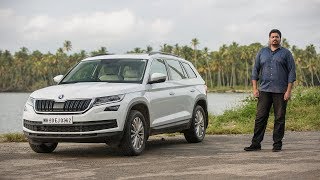 Skoda Kodiaq  India First Drive Review  ZigWheelscom [upl. by Aivatnahs]