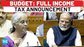 Budget 2024 Income Tax Changes In New Regime  New Slabs Standard Deduction  Nirmala  Modi Govt [upl. by Sharline]