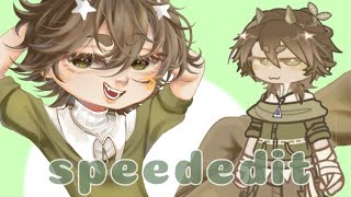 speededit gacha fanart for SirWonu [upl. by Atlante304]