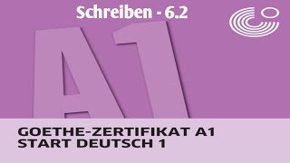 Goethe Zertifikat A1Schreiben 62GermanFLIHYD [upl. by Arlyn249]