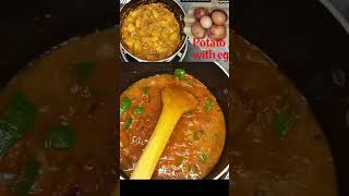 HOW TO COOK CURRY POTATO WITH EGG potatorecipe eggs food [upl. by Fagan64]