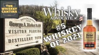 George Dickel 8 Year  Top 5 Whiskey of 2021  Whiskey Review [upl. by Nilyahs]