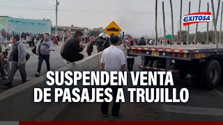 🔴🔵¡Atención Suspenden venta de pasajes a Trujillo en terminal terrestre de Chiclayo [upl. by Amaryl671]