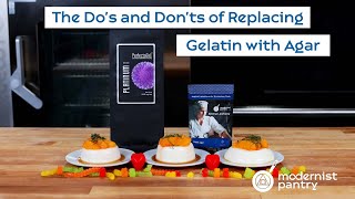 Agar vs Gelatin The Do’s and Don’ts of Replacing Gelatin with Agar WTF  Ep 310 [upl. by Adiraf]