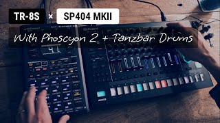 TR8S × SP404 With Phoscyon 2 In The Lead And Tanzbar Drums  4K  2023 [upl. by Aneerbas]