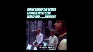 Hilarious BTS footage from Star WarsHan Solo Luke Skywalker Chewbacca and Leia movies starwars [upl. by Heddie]