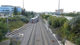 OC Transpo OTrain Line 1 quotConfederation Linequot PM Rush Hour Trains Departing Belfast MSF 2021 [upl. by Humbert]