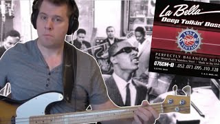 TOUGH BUT GREAT LaBella Original 1954 Flatwound Strings Review [upl. by Amihc]