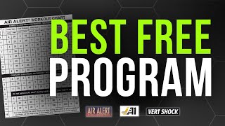 Best Free Vertical Jump Program  Review of Vert Shock A1 Athlete Air Alert [upl. by Maidy]