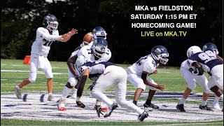 MKA vs Fieldston  Football 10192024 115pm LIVE on MKATV [upl. by Leaj74]