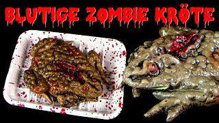 Halloween  Blutige Zombie Kröte  Guten Appetit  Creepy Horror Prop [upl. by Uehttam]