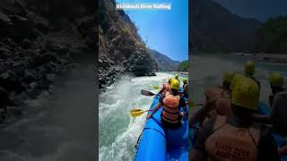 most dangerous rapids in white water rafting in Rishikesh “Great Wall Rapid” [upl. by Ierbua]