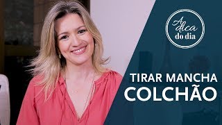 COMO TIRAR MANCHA DE COLCHÃO COM BICARBONATO E VINAGRE  FLÁVIA FERRARI [upl. by Tabby93]