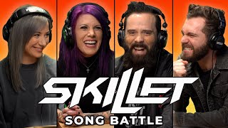 Can Skillet Guess Their Own Songs  Song Battle [upl. by Ilohcin]