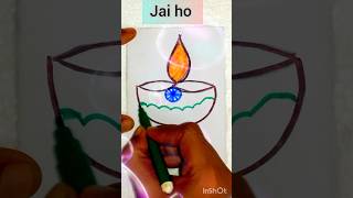 shorts satisfying flag art viralvideo art drawing mood youtube diy flags india youtube [upl. by Adnat507]