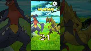 garchomp vs haxorus 🤯 who will win [upl. by Renaldo]