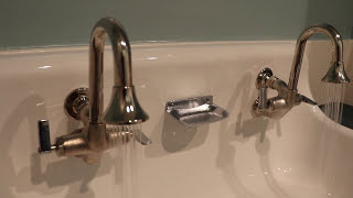 Kohler Brockway Wall Mounted Wash Sink Installation  Trade Tips [upl. by Aicire]