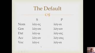 Greek First and Second Declension [upl. by Pietje504]