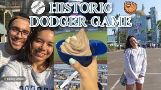 DODGER STADIUM 2021 vlog [upl. by Ecnaralc]