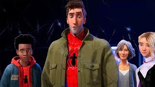 Other Spider People Scene  SpiderMan Into the SpiderVerse 2018 Movie Clip HD [upl. by Grenville]