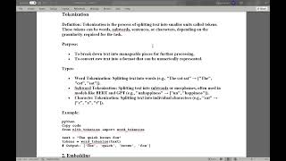 TokenizationEmbeddingVectorization [upl. by Arias426]