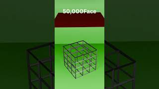 Blender cloth simulation 1000 vs 1000000 face 3dart animation blender3danimation minecraft [upl. by Feinleib157]