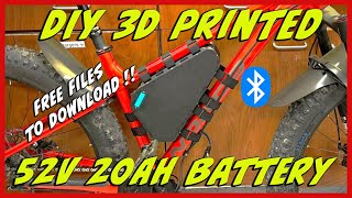 Build your own Battery  52V 20AH 3D Printed Triangle [upl. by Ahseka744]