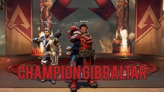 Apex Legends gameplay  Gibraltar on worlds edge after dark [upl. by Bridie]