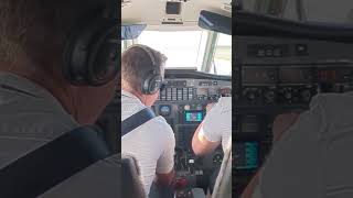 Fairchild Metroliner 3 Cockpit Takeoff POV [upl. by Rakel]