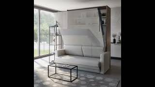 Letto a scomparsa Oregon  Murphy bed  MADE IN ITALY [upl. by Claudius]