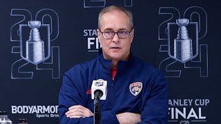 Coach Maurice Gives Barkov Update amp More  SCF Practice Interview  61124 [upl. by Nnyleak]