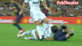 Lionel Messi Vs Fabio Coentrao  Wrestling [upl. by Dorfman]