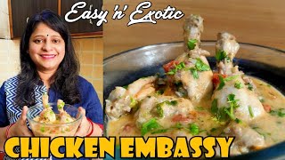 Chicken Embassy  Continental Dish  Easy and Delicious  Deys Delicacy [upl. by Mortimer]