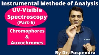 Part 6 Chromophores and Auxochromes in UVVisible Spectroscopy Dr Puspendra [upl. by Nohsyar964]