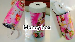 How to make a money box  DIY MONEY BOX  Best out of waste [upl. by Lila]