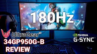 LG 34GP950GB Review LG 34 inch ultrawide GAMING MONITOR [upl. by Teemus]