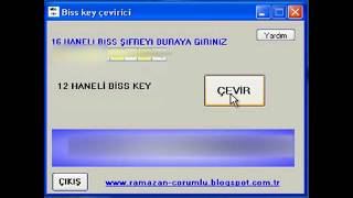 biss key converter  YENİ [upl. by Innavoj629]