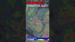 Tropical cyclone formation alert issued for a disturbance near Palau Philippine Sea [upl. by Revart]