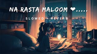 NA RASTA MALOOM💔💔 NA TERA NAAM PTA MALOOM BY SADANA SARGEM  SLOWED  REVERB  NIGHT MASHUP [upl. by Wun]