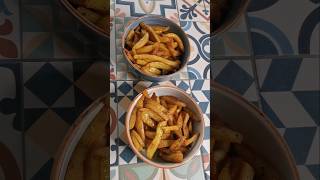 Frites épicées au four recette Spicy baked fries recipe recetterapide food recettefacile [upl. by Learsiy]