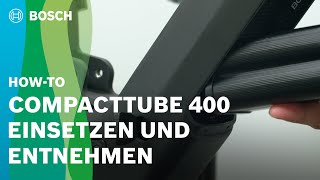 Howto  Einsetzen und Entnehmen der CompactTube 400 [upl. by Nwadrebma821]