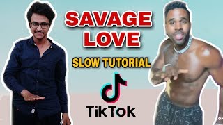 Savage Love TikTok Dance Tutorial Jason Derulo Step By Step  For Beginners [upl. by Weidman27]